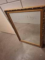 Goudkleurige Spiegel - 95x64 cm, Huis en Inrichting, Ophalen, Zo goed als nieuw, Minder dan 100 cm, Rechthoekig
