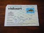 T36 - Viskaart 1979 / 1980 - Met zegel - Mooi/Oud, Ophalen of Verzenden