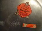 Antiek bord met stempel en zegel tin // ivm jubileum, Antiek en Kunst, Antiek | Tin, Ophalen of Verzenden