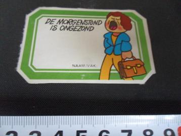 stickers De morgenstond is ongezond  beschikbaar voor biedingen