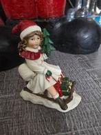 Kerst meisje op slee, Diversen, Ophalen of Verzenden, Nieuw