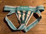 Jockmail jockstrap wit groen maat L, Kleding | Heren, Ondergoed, Jockmail, Overige typen, Verzenden, Overige kleuren