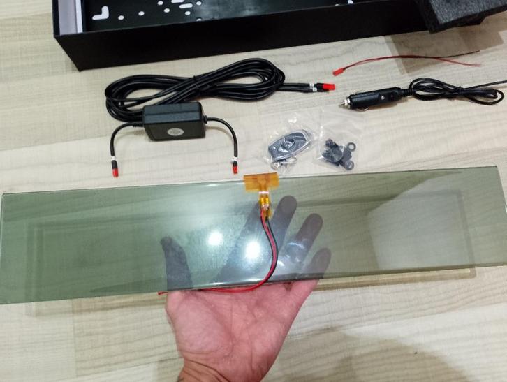 Kentekenplaat verhullen via scherm met afstandsbediening, Auto diversen, Kentekenplaathouders, Nieuw, Ophalen of Verzenden