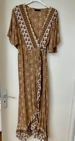 BINDI overslag jurk urk maat XL, 100% Rayon natuurmateriaal, Beige, #Bindi #Bohémien, Maat 42/44 (L), Ophalen of Verzenden