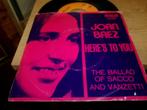 JOAN BAEZ / Here's to you / NL FH / 1971, Cd's en Dvd's, Vinyl Singles, Verzenden, Gebruikt, Pop