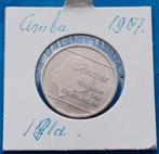 Aruba 1 Florin - 1987 UNC, Postzegels en Munten, Verzenden, Koningin Beatrix, 1 gulden, Losse munt