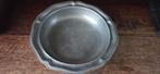 Antieke tinnen schaal met leeuwen, Antiek en Kunst, Antiek | Tin, Ophalen of Verzenden