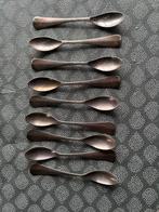 Negen zilveren thee lepeltjes Haags lof., Antiek en Kunst, Antiek | Bestek, Ophalen of Verzenden