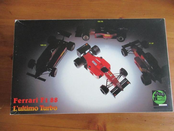 Ferrari F1 88 L' ultimo Turbo (Protar 1/24), Hobby en Vrije tijd, Modelbouw | Auto's en Voertuigen, Nieuw, Auto, Groter dan 1:32