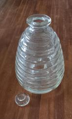 Vintage wespenvanger glas met stolp op 3 pootjes., Gebruikt, Ophalen of Verzenden