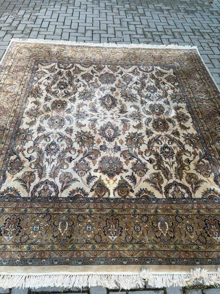 Handgeknoopt Perzisch Tapijt - 207x204 cm, Huis en Inrichting, Stoffering | Tapijten en Kleden, Gebruikt, 200 cm of meer, Rechthoekig