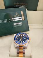 Rolex Submariner 116613LB "Bluessy", Sieraden, Tassen en Uiterlijk, Horloges | Heren, Goud, Gebruikt, Ophalen of Verzenden, Polshorloge