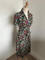 King Louie maat L bloemen Emmy jurk, Kleding | Dames, Blauw, Maat 42/44 (L), Ophalen of Verzenden, Zo goed als nieuw