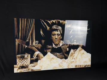Tony Montana plexiglas schilderij beschikbaar voor biedingen