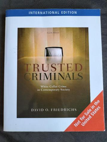 David O. Friedrichs - Trusted Criminals