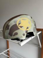 Verstelbare kinderfietshelm in legerprint, Ophalen, Gebruikt, Overige maten, Jongen of Meisje