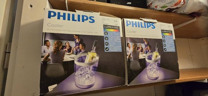 Philips Lumiware wijnkoeler met LED-verlichting, Huis en Inrichting, Woonaccessoires | Wijnrekken, Zo goed als nieuw, Minder dan 50 cm