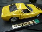 LAMBORGHINI MIURA     25 cm.    beauty !!!, Ophalen of Verzenden, Zo goed als nieuw, Auto