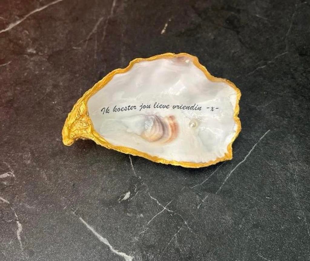 Oester met Vriendschapstekst - ik koester jou vriendin, Ophalen of Verzenden