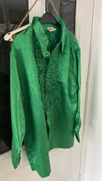 Blouse Maat S groen, Kleding | Heren, Carnavalskleding en Feestkleding, Ophalen of Verzenden, Zo goed als nieuw