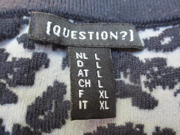 Question, size L beschikbaar voor biedingen