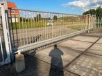 Heras schuifpoort  12 meter lang,, Tuin en Terras, Tuinhekken en Hekwerk, Ophalen, Gebruikt, IJzer