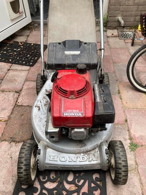 Honda HR194 grasmaaier. Loopt niet, Tuin en Terras, Grasmaaiers, Gebruikt, Benzine-grasmaaier, 40 t/m 49 cm, Opvangzak, Ophalen