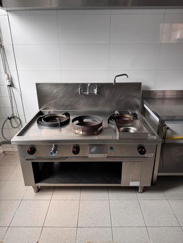 Wokgasstel met 3 branders beschikbaar voor biedingen