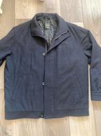 Wolle winterjas heren met scheerwol en kasjmier maat 54 (L), Kleding | Heren, Jassen | Winter, Maat 52/54 (L), Blauw, B.s.m, Ophalen of Verzenden