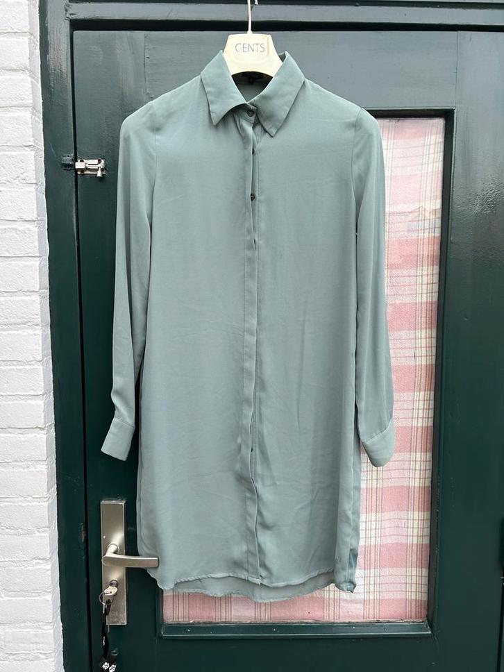 G-Maxx Olijfgroene Tuniek/Blouse Maat S (36), Kleding | Dames, Blouses en Tunieken, Zo goed als nieuw, Maat 36 (S), Groen, Ophalen of Verzenden