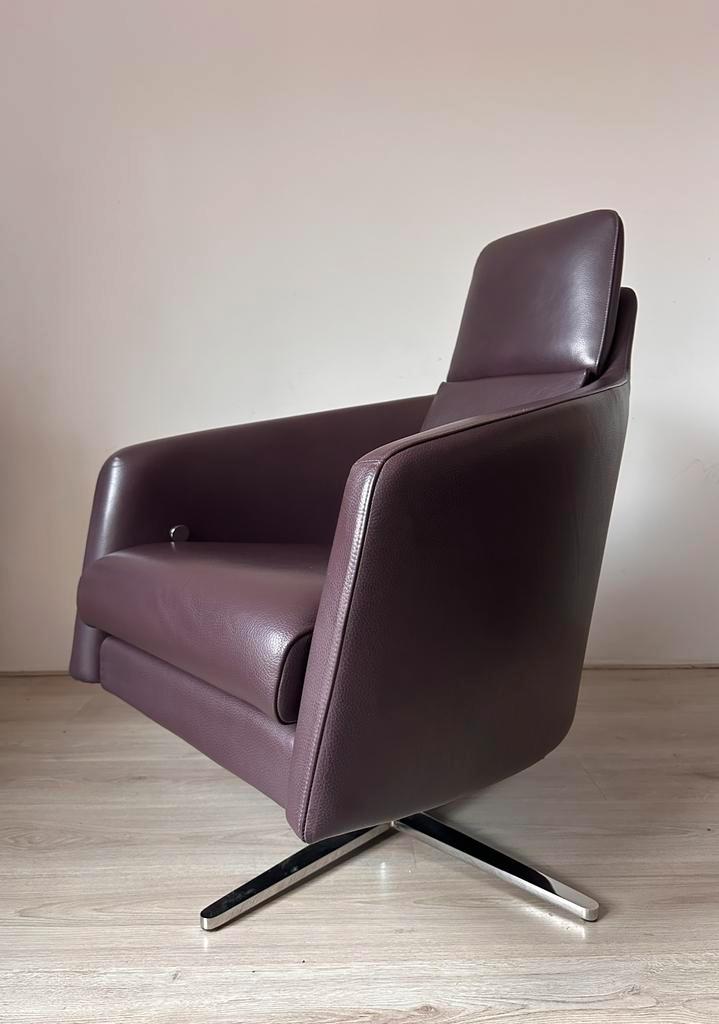 IPDesign Boss relax fauteuil, Huis en Inrichting, Fauteuils, Zo goed als nieuw, Leer, 50 tot 75 cm, 75 tot 100 cm, Ophalen