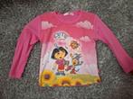 Shirtje met Dora, maat 104, Verzenden, Gebruikt, Meisje, Shirt of Longsleeve