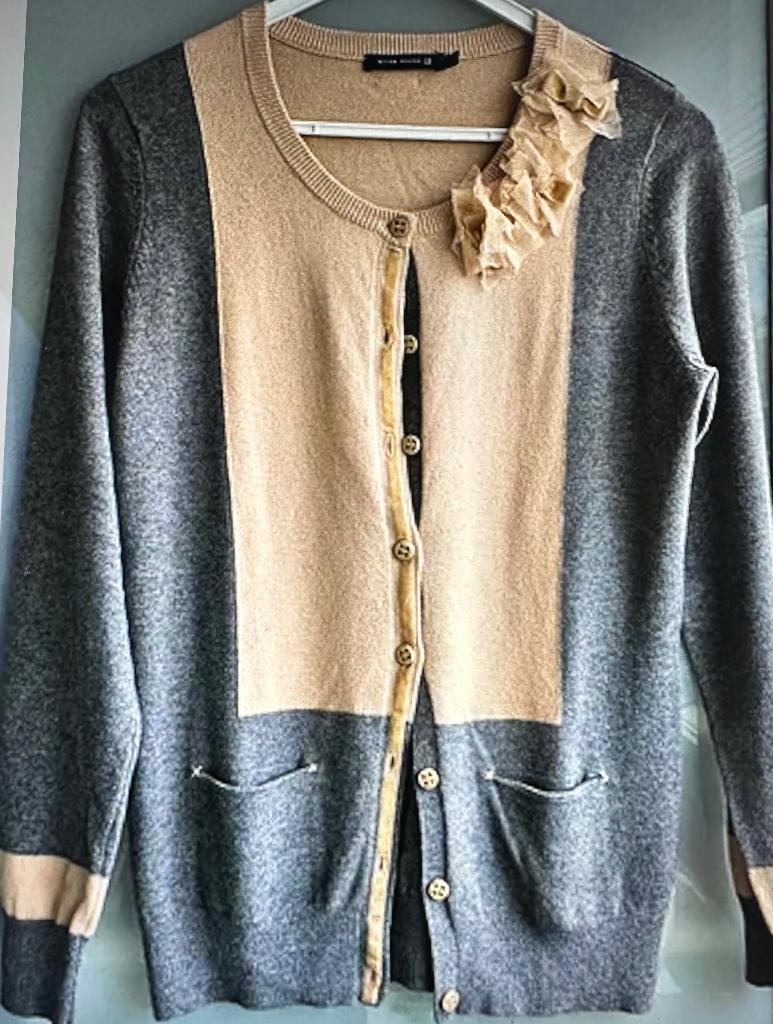 Leuk vest van River Woods maat 40NL, Kleding | Dames, Truien en Vesten, Zo goed als nieuw, Maat 38/40 (M), Grijs, Ophalen of Verzenden