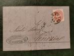 ITALIË - LOMBARDO VENETO brief Treviso Venezia 5 soldi rosa, Ophalen of Verzenden, Brief