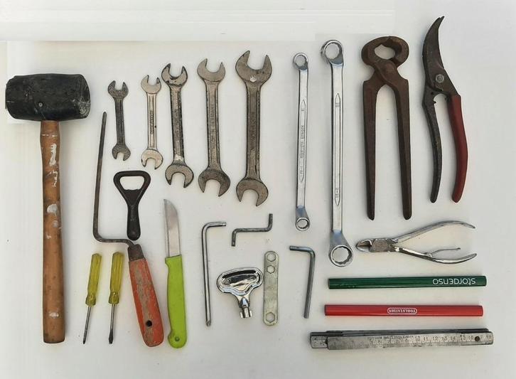 24 Oude Gebruikte Gereedschappen C, Doe-het-zelf en Verbouw, Gereedschap | Handgereedschap, Gebruikt, Ophalen