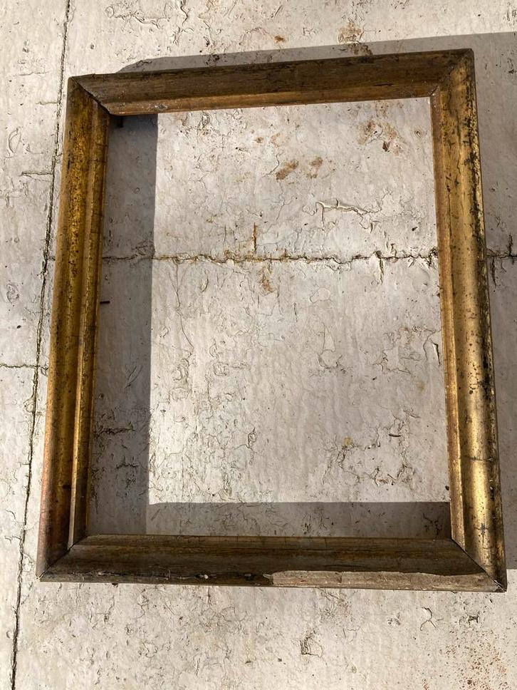Oude gouden fotolijst, Antiek en Kunst, Kunst | Overige Kunst, Ophalen of Verzenden