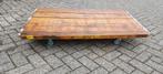 rustieke steenschot  salontafel, Ophalen, 100 tot 150 cm, 50 tot 100 cm, Zo goed als nieuw