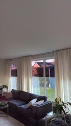 Creme kleurige gordijnen voor 3 ramen, Huis en Inrichting, Stoffering | Gordijnen en Lamellen, Gebruikt, 100 tot 150 cm, Ophalen of Verzenden