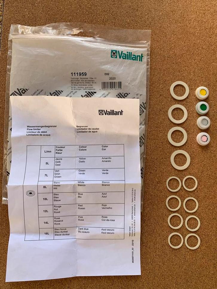 VAILLANT diverse Onderdelen, Doe-het-zelf en Verbouw, Geisers en Boilers, Nieuw, Boiler, Aardgas, 20 tot 100 liter, 6 t/m 10 jaar oud