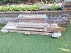 Steigerhouten planken, Doe-het-zelf en Verbouw, Hout en Planken, Ophalen, Gebruikt, Minder dan 25 mm, Plank