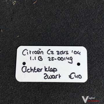 Citroen C2 3drs 1.1 Benzine 2004 2500149  Achterklep beschikbaar voor biedingen