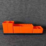 Vintage oranje pennenbakje, Verzamelen, Ophalen of Verzenden, Huis en Inrichting