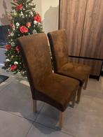 2 Mooie Eetkamerstoelen, Ophalen, Minder dan 50 cm, Minder dan 75 cm, Zo goed als nieuw