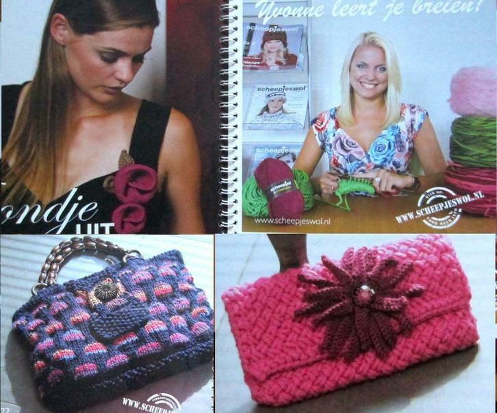 breien 2 X SCHEEPJESWOL - PRACHTIGE BREIPATRONEN, Hobby en Vrije tijd, Breien en Haken, Zo goed als nieuw, Breien of Haken, Patroon of Boek