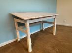 Flexa verstelbaar bureau whitewash, Ophalen, Gebruikt, Tafel(s)