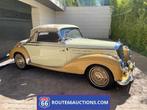 Mercedes-Benz 220A Cabriolet | 1952 | Route 66 Auctions, Auto's, Overige carrosserieën, Zwart, Mercedes-Benz, Bedrijf