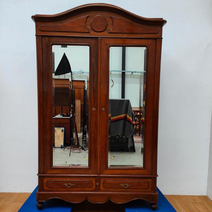 Vintage kledingkast garderobekast kleerkast demontabel 903, Huis en Inrichting, Kasten | Kledingkasten, Gebruikt, 200 cm of meer