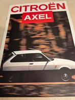1985 1986 Nederlands Citroën Axel folder izgst 2 en 4 cilind, Ophalen of Verzenden, Zo goed als nieuw, Citroën
