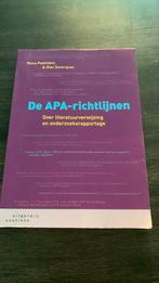 Petra Poelmans - De APA-richtlijnen, Ophalen of Verzenden, Zo goed als nieuw, Petra Poelmans; Olav Severijnen
