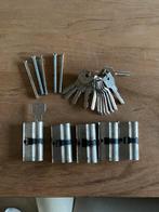 5x AXA SKG** Cilinders Gelijksluitend 30-30mm + 15 Sleutels, Ophalen of Verzenden, Nieuw, Overige materialen, Slot